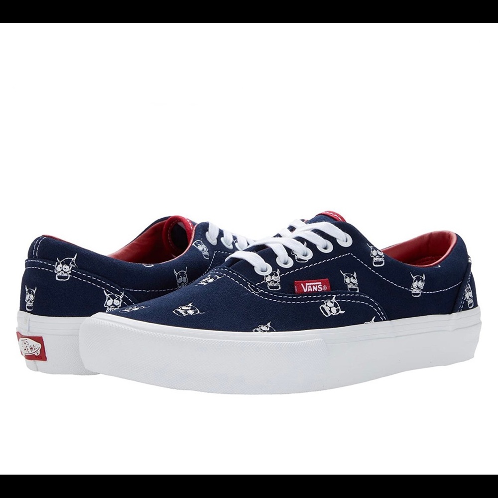 VANS Era Pro (Kader Sylla) Navy/Red Shoes Size 8.5